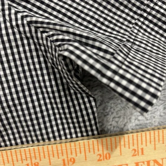 Moschino 30 years Button Shirt Short Sleeve Men 39 15 1/2 Preppy Luxury Black - Picture 4 of 7